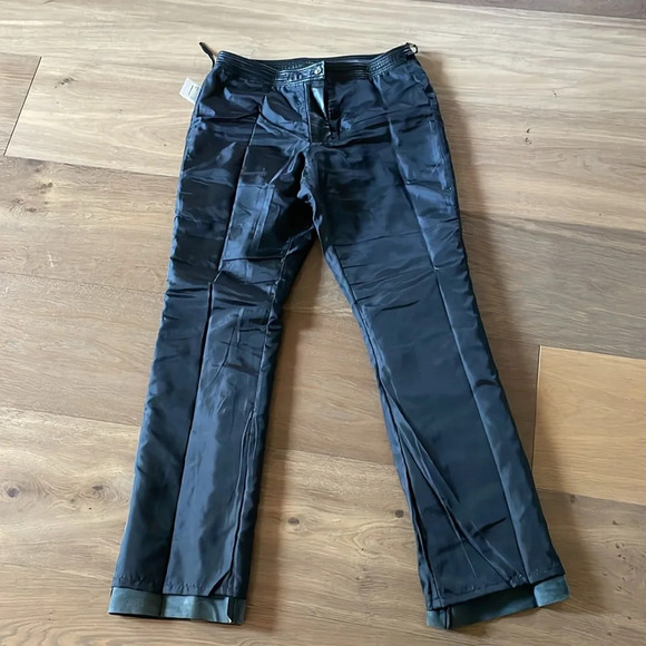 Margaret Godfrey 100% Leather Vintage Straight Leg Size 10 - Picture 16 of 16